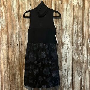 NWT THEORY NOAH VEIL MOCK TURTLENECK SLEEVELESS DRESS, size 8